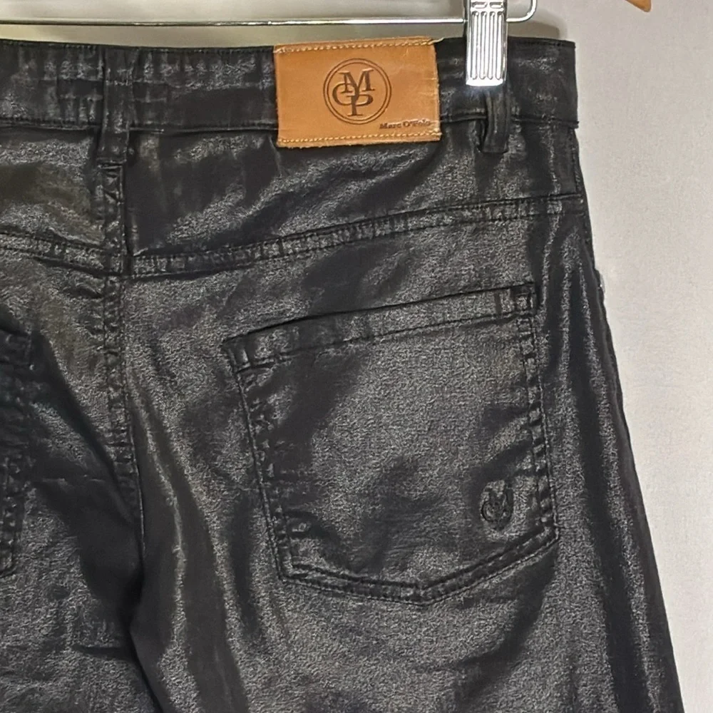 Marc O'Polo Junior Black Denim Wax Coated Denim Jeans